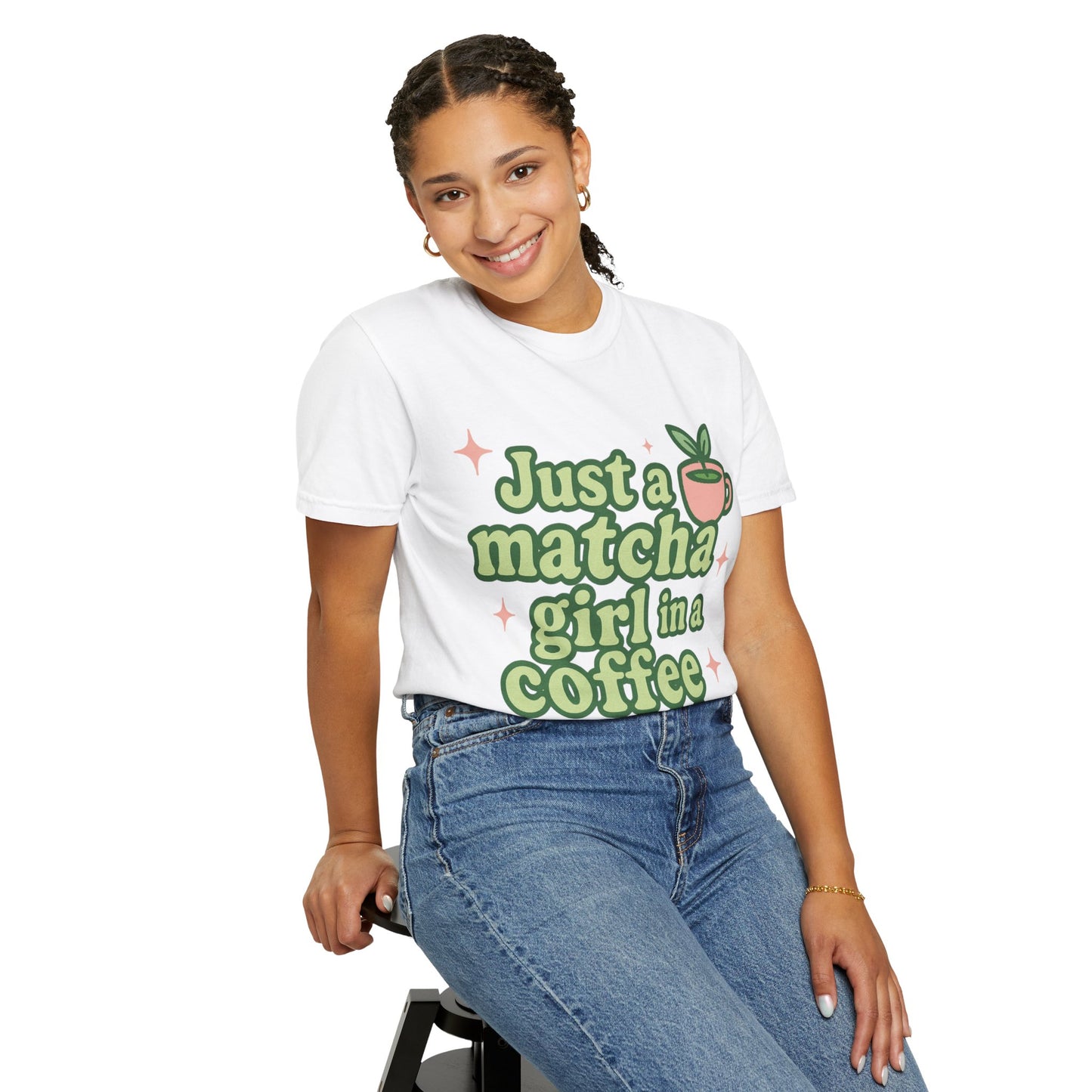 Matcha Girl T-Shirt | Perfect Gift for Coffee Lovers | Unisex Tee | Casual Wear | Nature-Inspired Fashion | Eco-Friendly Clothing