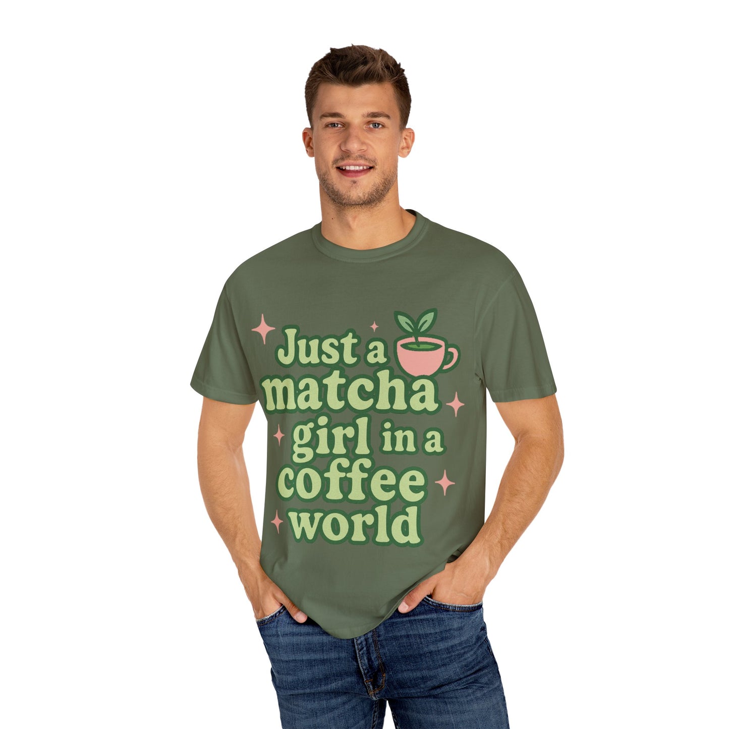 Matcha Girl T-Shirt | Perfect Gift for Coffee Lovers | Unisex Tee | Casual Wear | Nature-Inspired Fashion | Eco-Friendly Clothing