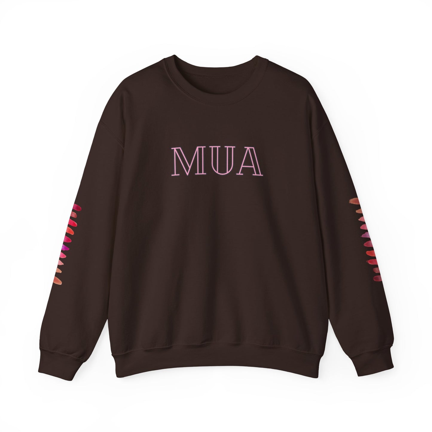 MUA Unisex Heavy Blend Crewneck Sweatshirt, Cozy Pullover, Gift for Makeup Lovers, Fall Fashion, Casual Outfit, Essential Wardrobe