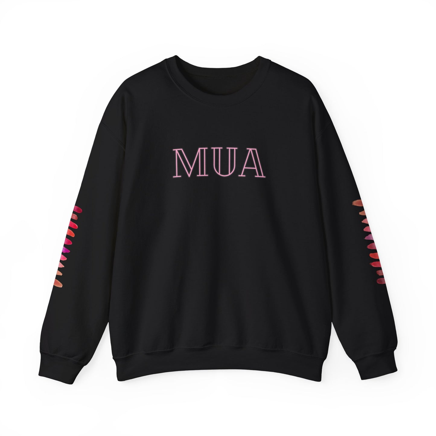 MUA Unisex Heavy Blend Crewneck Sweatshirt, Cozy Pullover, Gift for Makeup Lovers, Fall Fashion, Casual Outfit, Essential Wardrobe