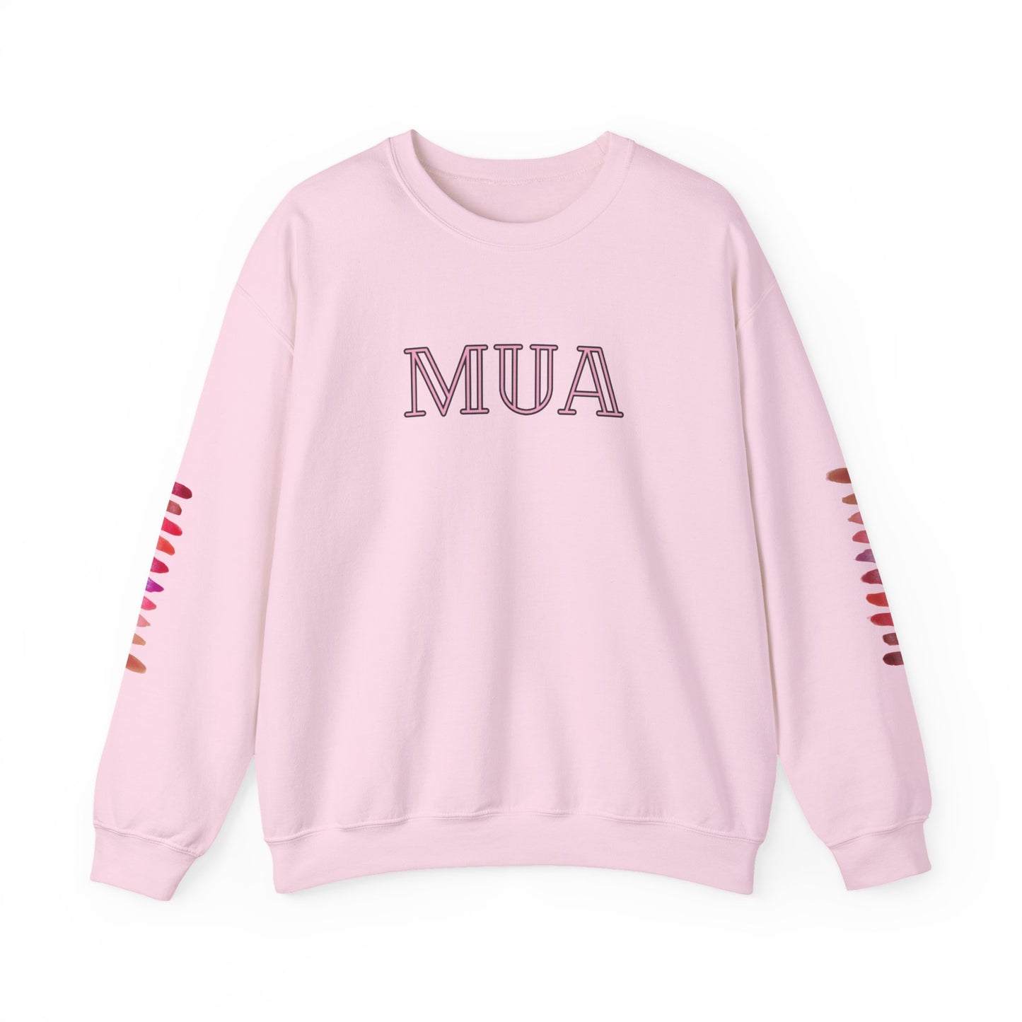 MUA Unisex Heavy Blend Crewneck Sweatshirt, Cozy Pullover, Gift for Makeup Lovers, Fall Fashion, Casual Outfit, Essential Wardrobe