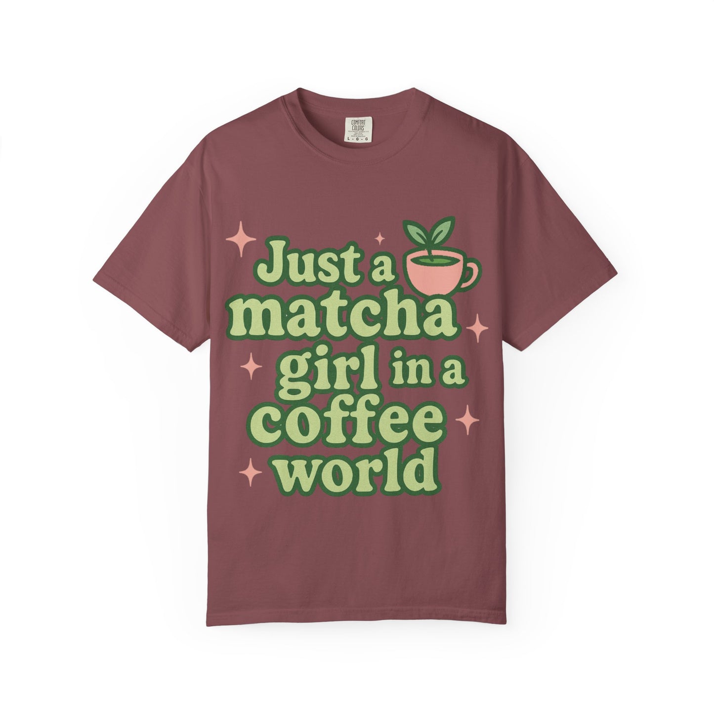 Matcha Girl T-Shirt | Perfect Gift for Coffee Lovers | Unisex Tee | Casual Wear | Nature-Inspired Fashion | Eco-Friendly Clothing