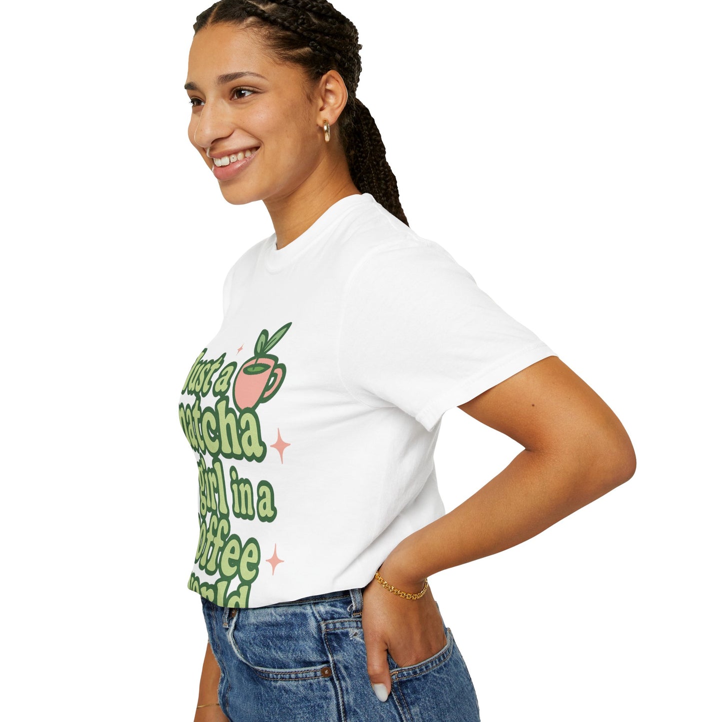 Matcha Girl T-Shirt | Perfect Gift for Coffee Lovers | Unisex Tee | Casual Wear | Nature-Inspired Fashion | Eco-Friendly Clothing