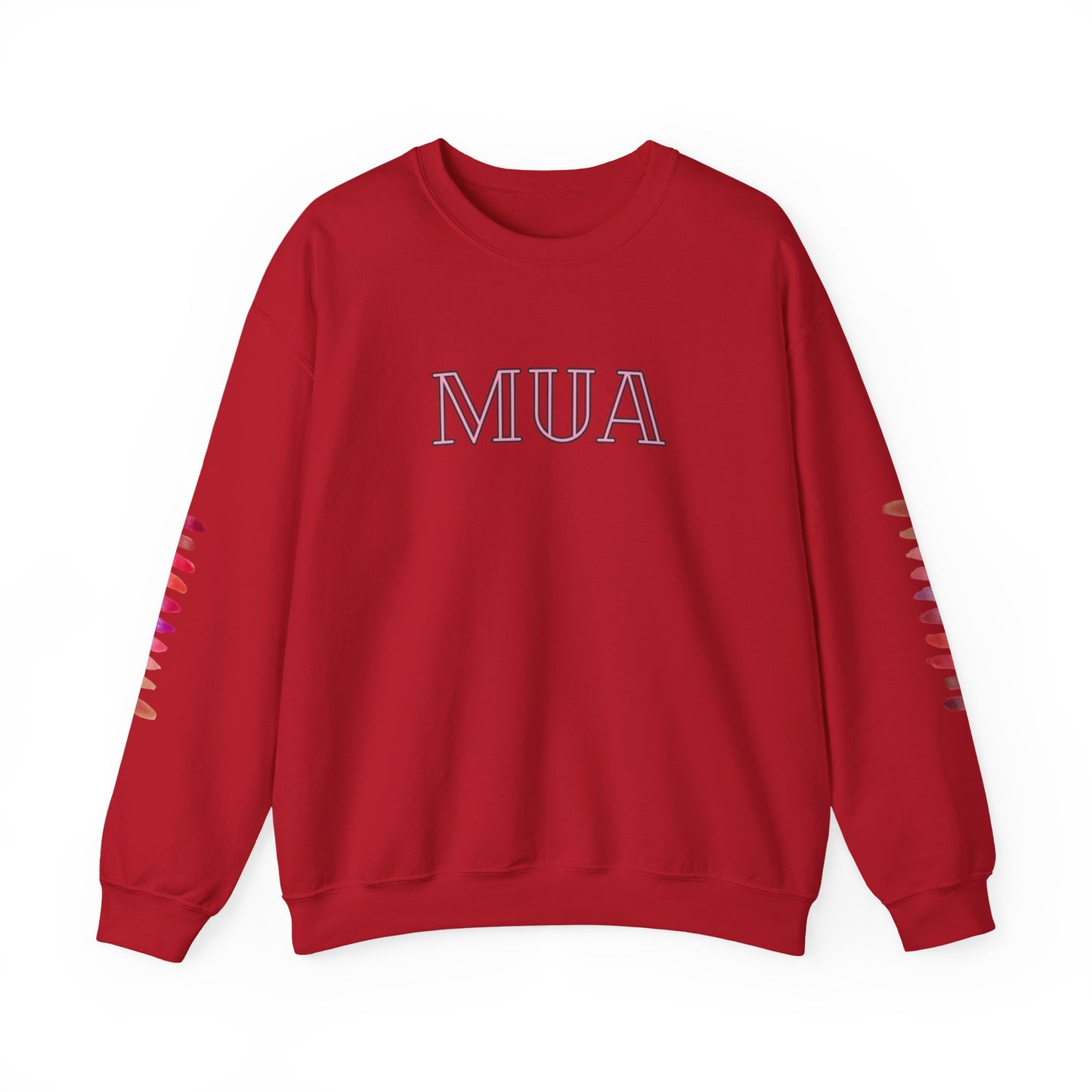 MUA Unisex Heavy Blend Crewneck Sweatshirt, Cozy Pullover, Gift for Makeup Lovers, Fall Fashion, Casual Outfit, Essential Wardrobe