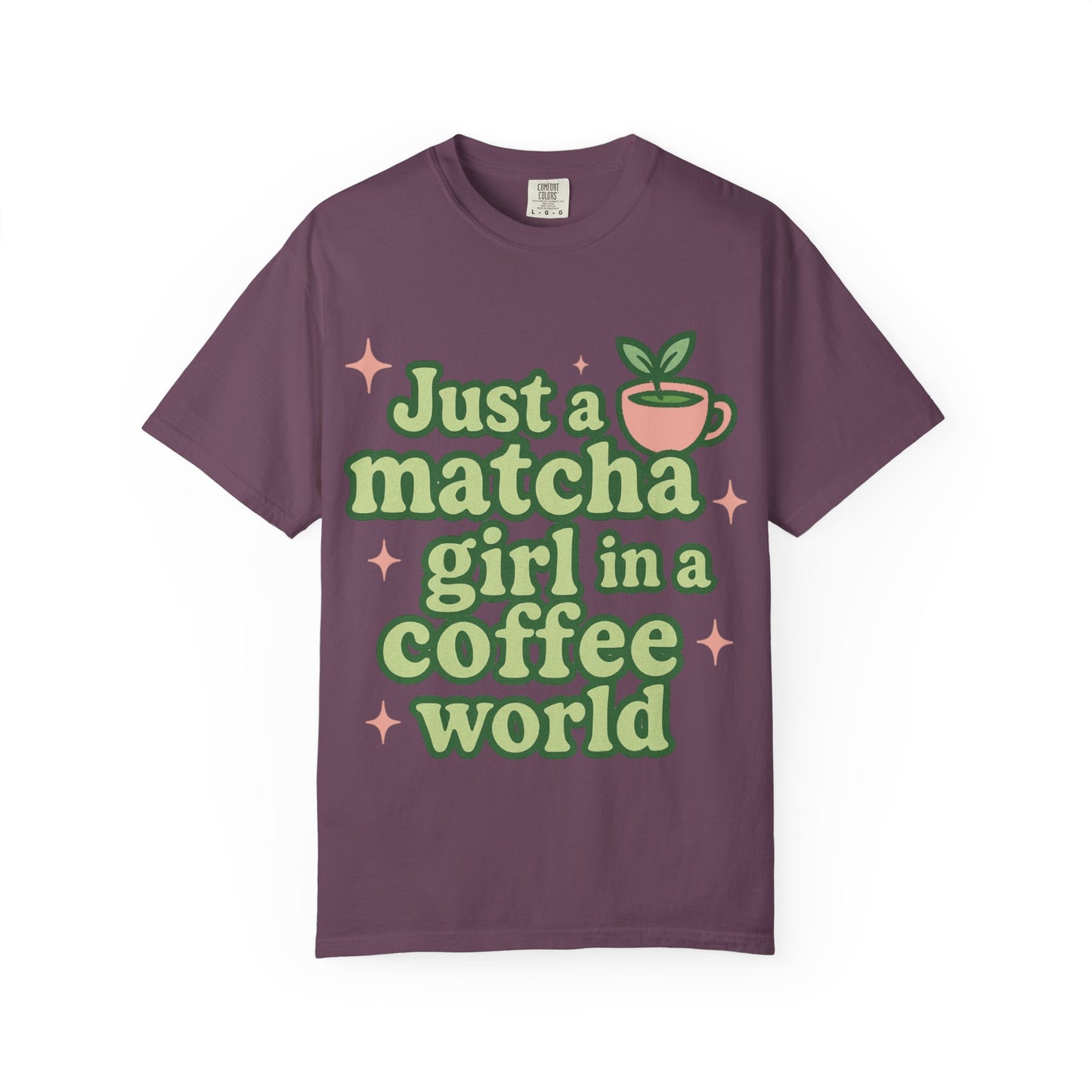 Matcha Girl T-Shirt | Perfect Gift for Coffee Lovers | Unisex Tee | Casual Wear | Nature-Inspired Fashion | Eco-Friendly Clothing