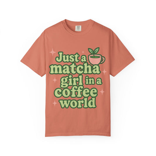 Matcha Girl T-Shirt | Perfect Gift for Coffee Lovers | Unisex Tee | Casual Wear | Nature-Inspired Fashion | Eco-Friendly Clothing