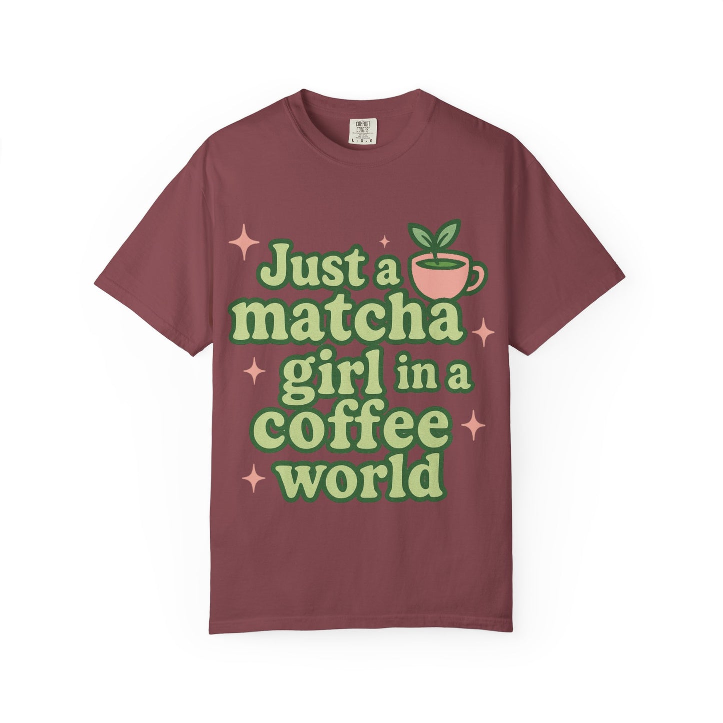Matcha Girl T-Shirt | Perfect Gift for Coffee Lovers | Unisex Tee | Casual Wear | Nature-Inspired Fashion | Eco-Friendly Clothing