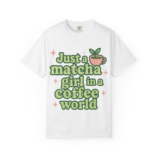 Matcha Girl T-Shirt | Perfect Gift for Coffee Lovers | Unisex Tee | Casual Wear | Nature-Inspired Fashion | Eco-Friendly Clothing