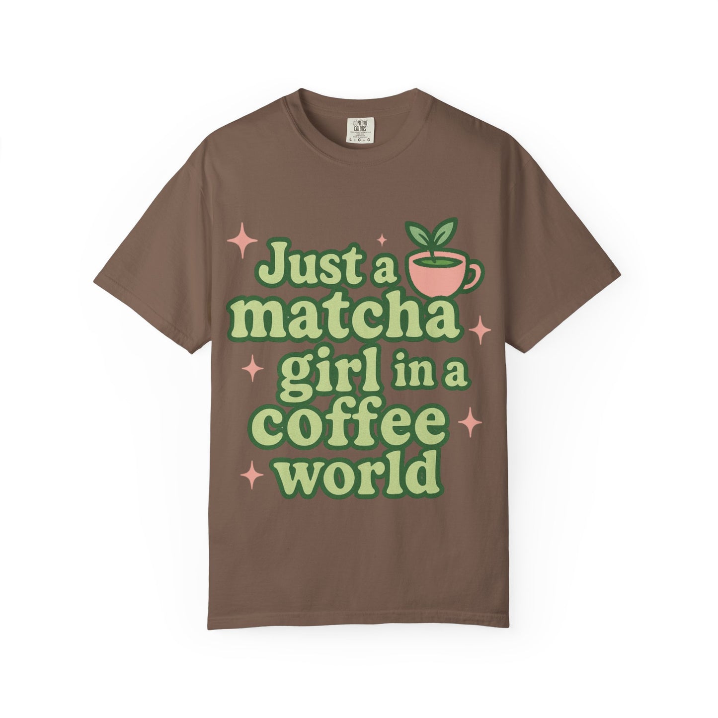 Matcha Girl T-Shirt | Perfect Gift for Coffee Lovers | Unisex Tee | Casual Wear | Nature-Inspired Fashion | Eco-Friendly Clothing
