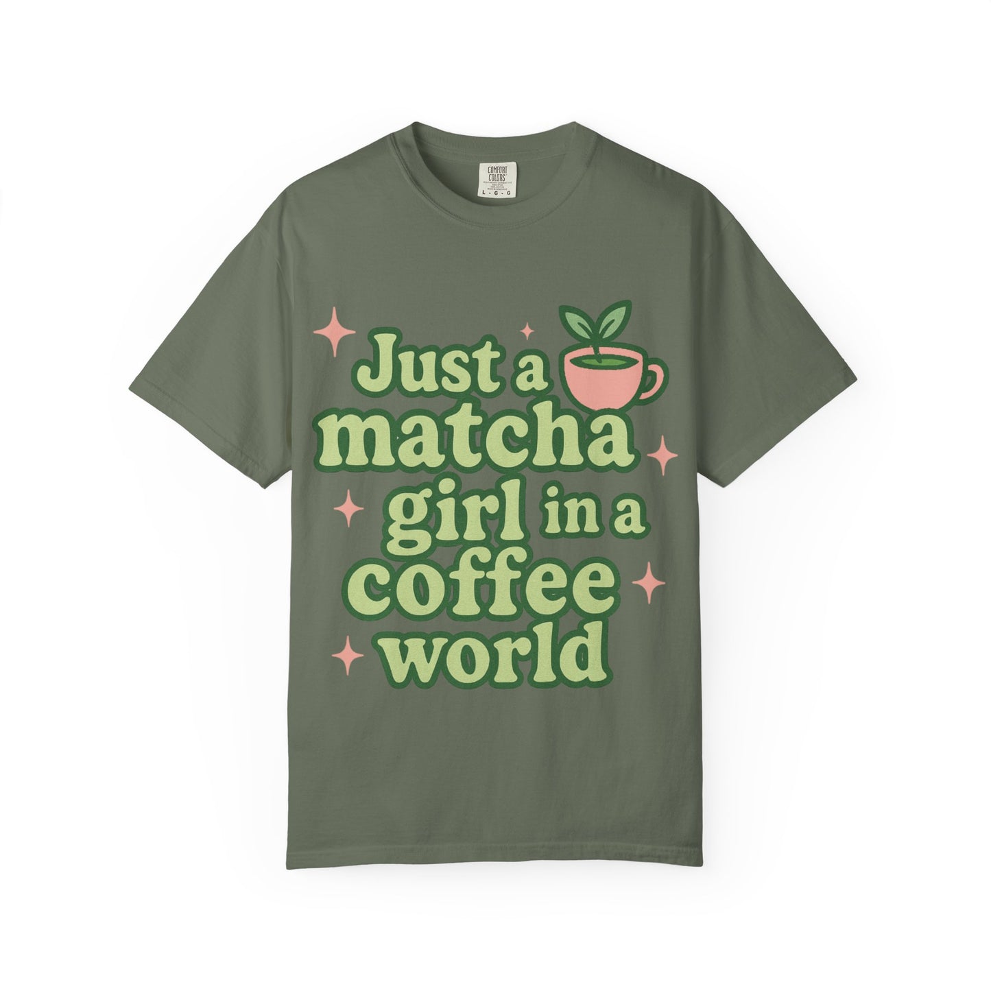 Matcha Girl T-Shirt | Perfect Gift for Coffee Lovers | Unisex Tee | Casual Wear | Nature-Inspired Fashion | Eco-Friendly Clothing