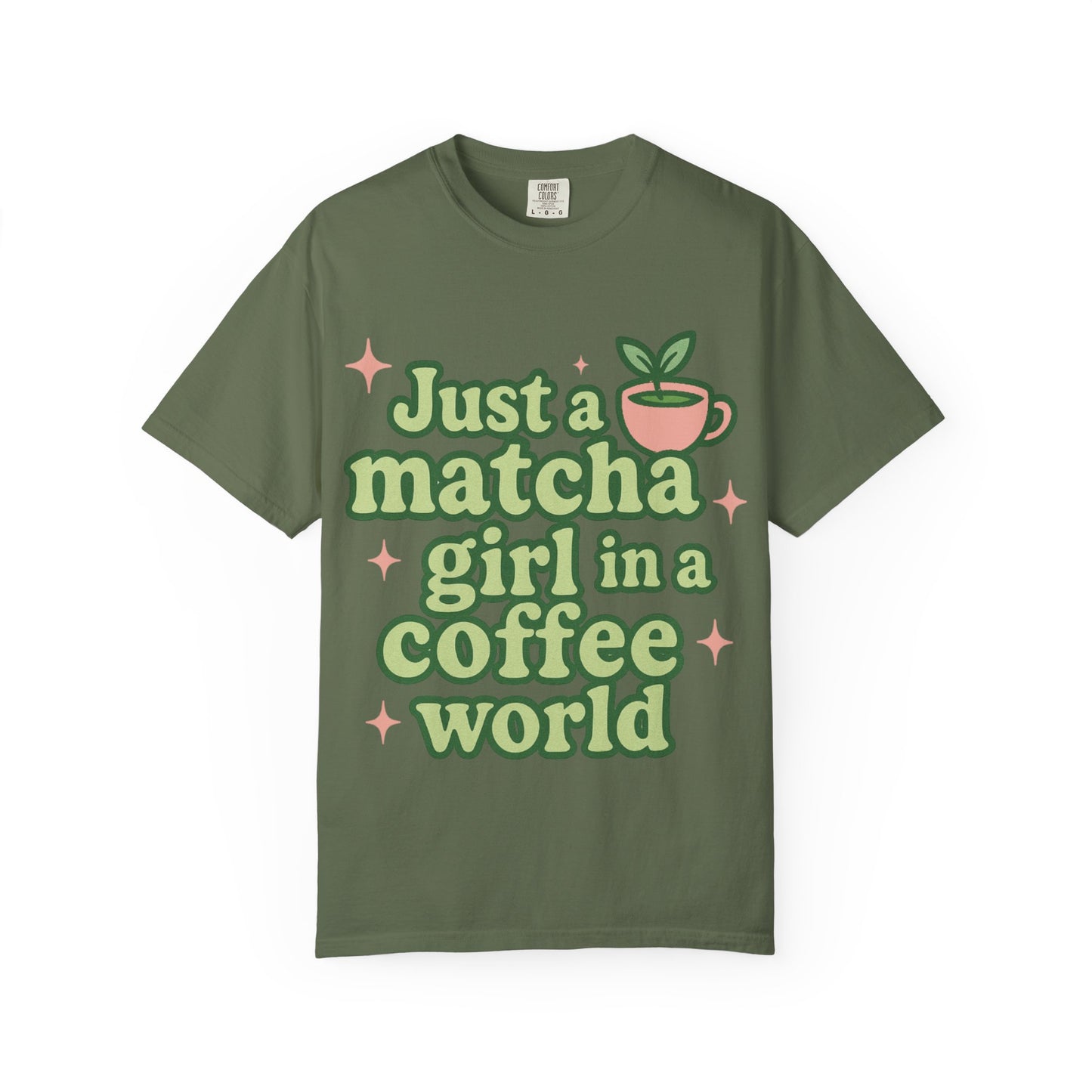 Matcha Girl T-Shirt | Perfect Gift for Coffee Lovers | Unisex Tee | Casual Wear | Nature-Inspired Fashion | Eco-Friendly Clothing