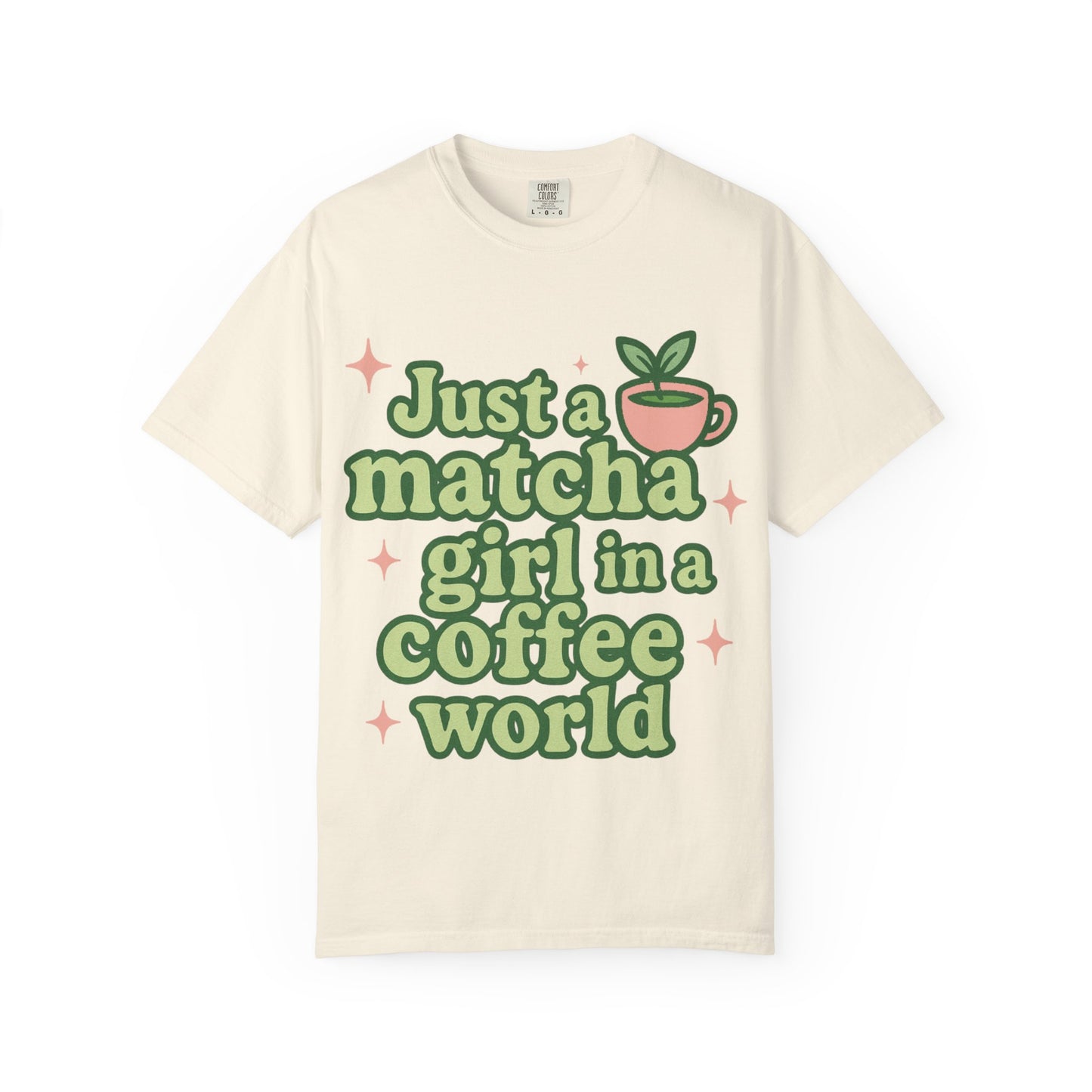Matcha Girl T-Shirt | Perfect Gift for Coffee Lovers | Unisex Tee | Casual Wear | Nature-Inspired Fashion | Eco-Friendly Clothing