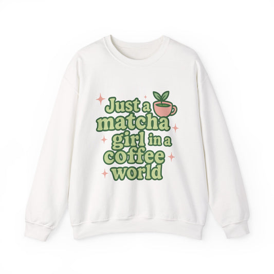 Matcha Lover Crewneck Sweatshirt, Cozy Gift for Coffee Enthusiasts, Perfect for Everyday Wear, Trendy Matcha Apparel, Relaxed Style [...]