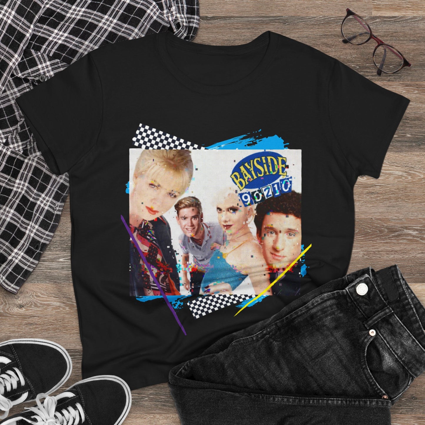 90s Nostalgia Graphic Tee, Retro Bayside Style T-Shirt, Vintage Cartoon Shirt, Perfect Gift for Fans, Unisex Cotton Top