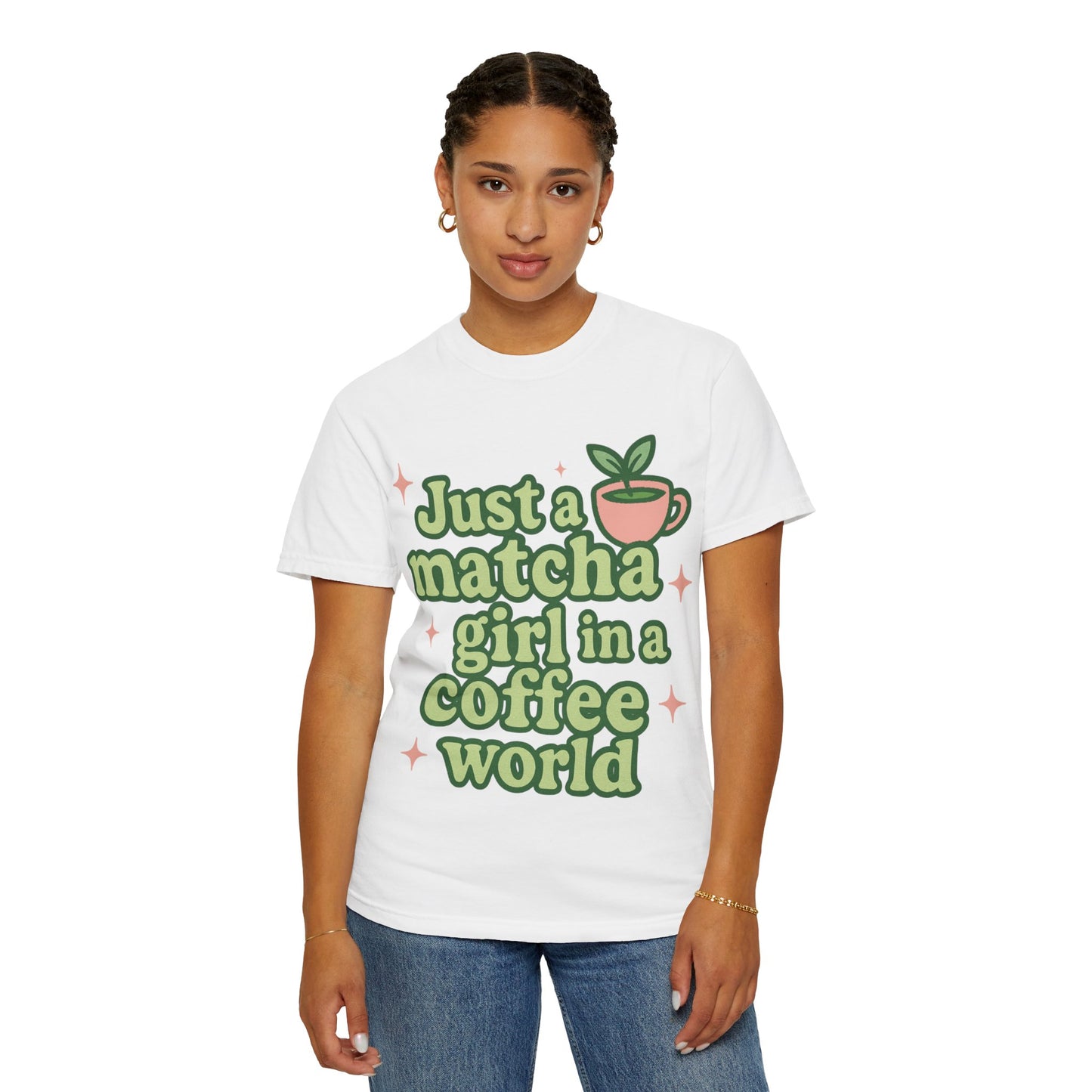 Matcha Girl T-Shirt | Perfect Gift for Coffee Lovers | Unisex Tee | Casual Wear | Nature-Inspired Fashion | Eco-Friendly Clothing