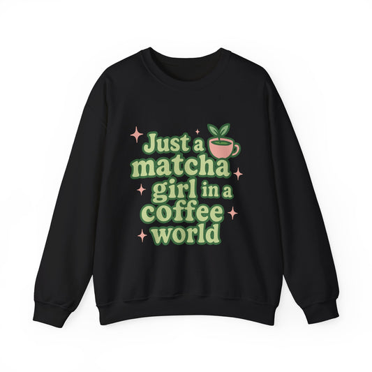 Matcha Lover Crewneck Sweatshirt, Cozy Gift for Coffee Enthusiasts, Perfect for Everyday Wear, Trendy Matcha Apparel, Relaxed Style [...]